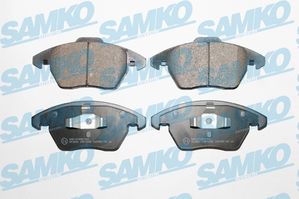 Diskinių stabdžių trinkelių rinkinys SAMKO 5SP1248