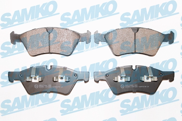 Diskinių stabdžių trinkelių rinkinys SAMKO 5SP1253