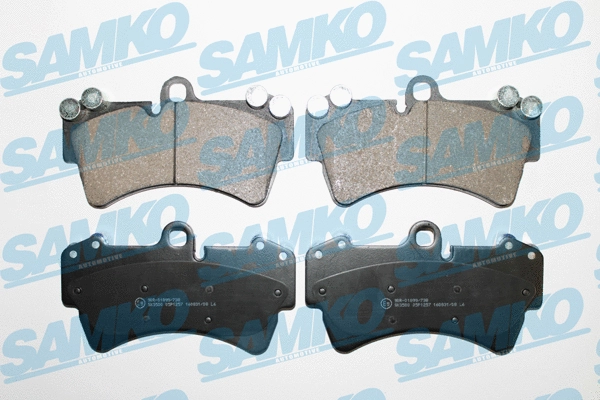 Diskinių stabdžių trinkelių rinkinys SAMKO 5SP1257