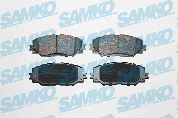 Diskinių stabdžių trinkelių rinkinys SAMKO 5SP1258
