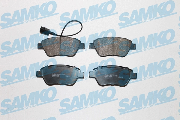 Diskinių stabdžių trinkelių rinkinys SAMKO 5SP1266