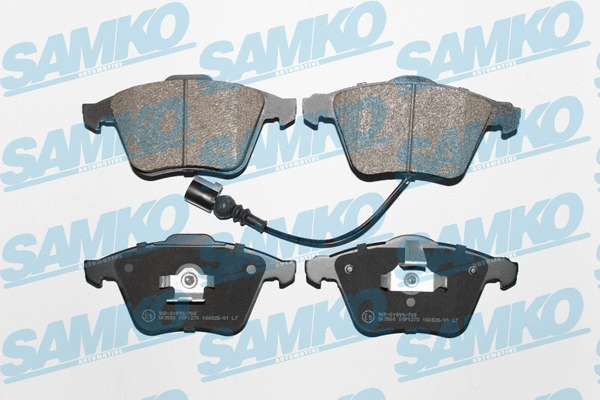 Diskinių stabdžių trinkelių rinkinys SAMKO 5SP1270