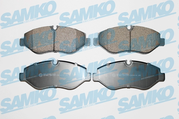 Diskinių stabdžių trinkelių rinkinys SAMKO 5SP1275