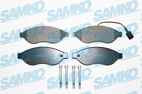 Diskinių stabdžių trinkelių rinkinys SAMKO 5SP1287