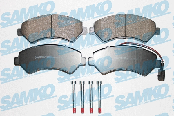 Diskinių stabdžių trinkelių rinkinys SAMKO 5SP1288