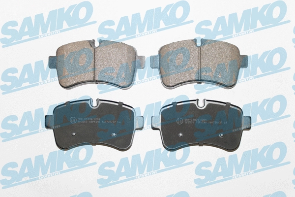 Diskinių stabdžių trinkelių rinkinys SAMKO 5SP1296
