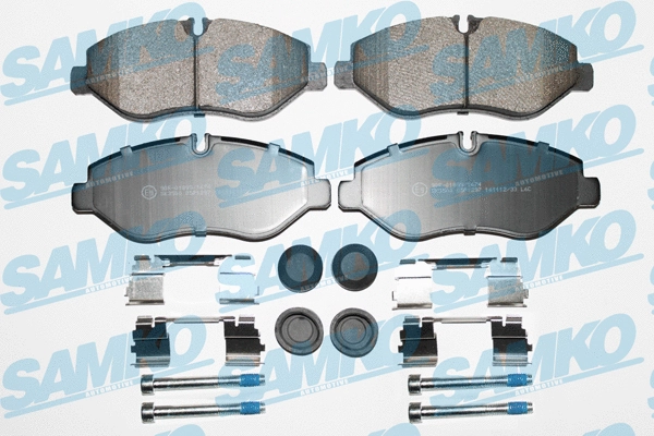 Diskinių stabdžių trinkelių rinkinys SAMKO 5SP1297