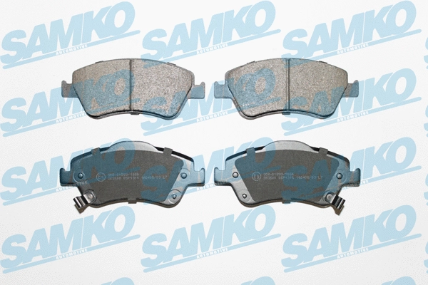 Diskinių stabdžių trinkelių rinkinys SAMKO 5SP1316