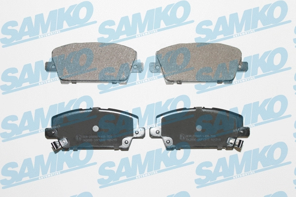 Diskinių stabdžių trinkelių rinkinys SAMKO 5SP1317