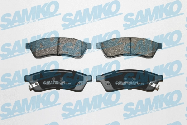 Diskinių stabdžių trinkelių rinkinys SAMKO 5SP1320