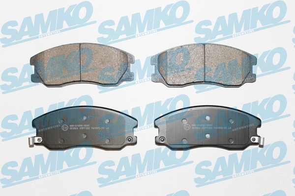Diskinių stabdžių trinkelių rinkinys SAMKO 5SP1322