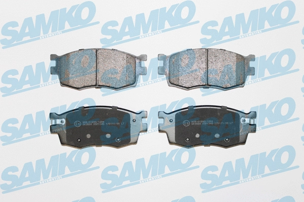 Diskinių stabdžių trinkelių rinkinys SAMKO 5SP1345