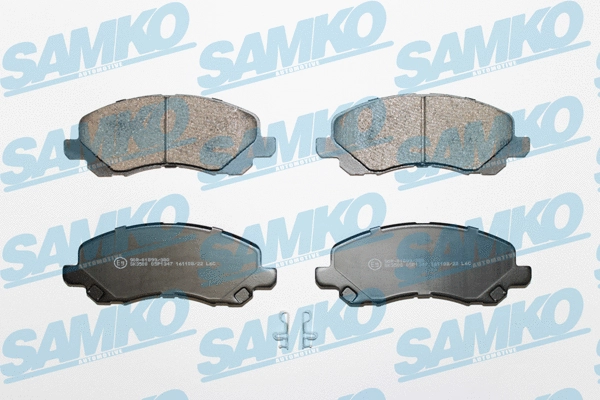 Diskinių stabdžių trinkelių rinkinys SAMKO 5SP1347