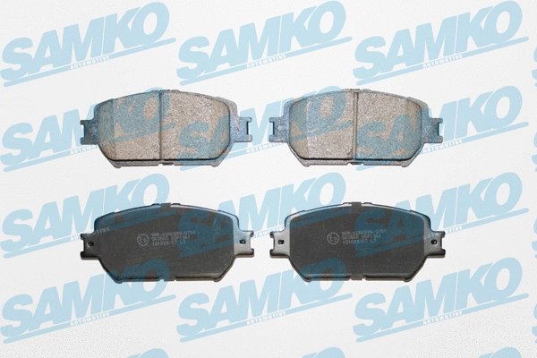 Diskinių stabdžių trinkelių rinkinys SAMKO 5SP1361
