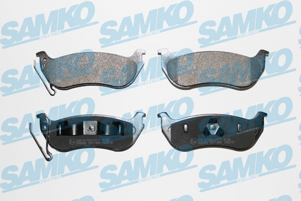 Diskinių stabdžių trinkelių rinkinys SAMKO 5SP1366