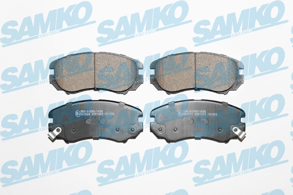 Diskinių stabdžių trinkelių rinkinys SAMKO 5SP1369