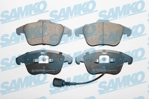 Diskinių stabdžių trinkelių rinkinys SAMKO 5SP1392