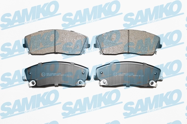 Diskinių stabdžių trinkelių rinkinys SAMKO 5SP1399