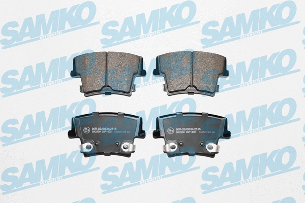 Diskinių stabdžių trinkelių rinkinys SAMKO 5SP1400