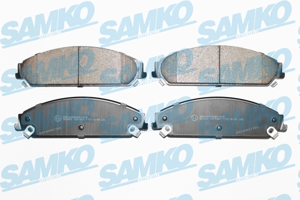 Diskinių stabdžių trinkelių rinkinys SAMKO 5SP1401