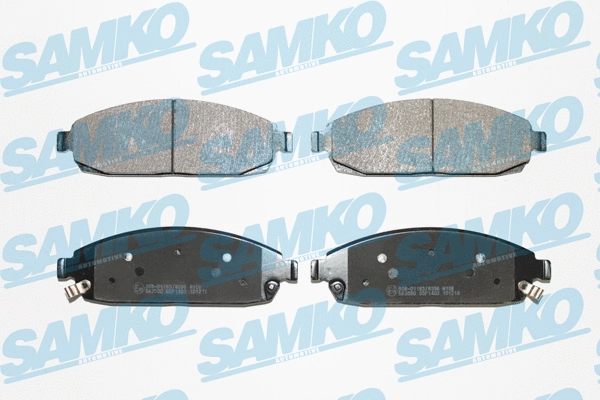 Diskinių stabdžių trinkelių rinkinys SAMKO 5SP1403