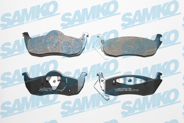 Diskinių stabdžių trinkelių rinkinys SAMKO 5SP1405