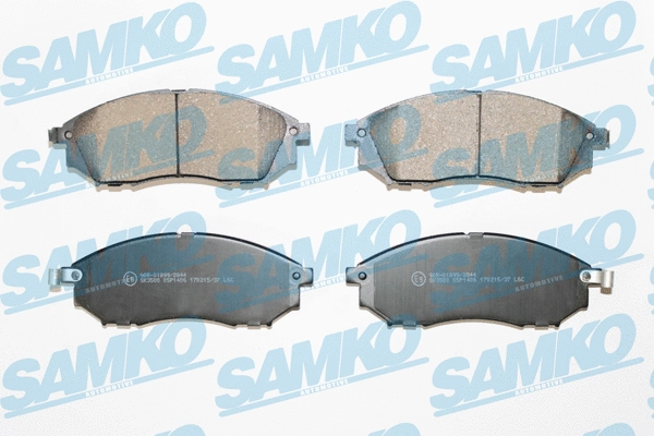 Diskinių stabdžių trinkelių rinkinys SAMKO 5SP1406