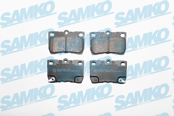 Diskinių stabdžių trinkelių rinkinys SAMKO 5SP1407