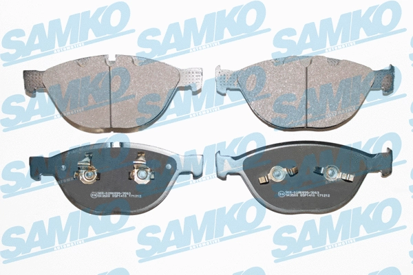 Diskinių stabdžių trinkelių rinkinys SAMKO 5SP1410