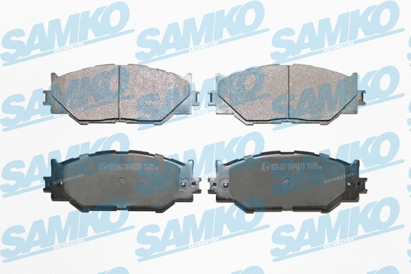 Diskinių stabdžių trinkelių rinkinys SAMKO 5SP1412