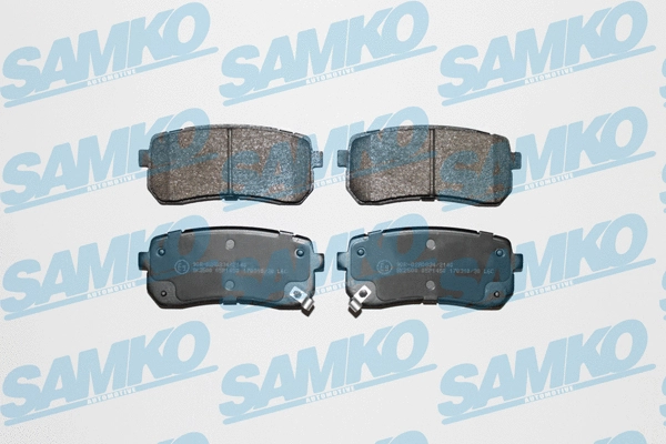 Diskinių stabdžių trinkelių rinkinys SAMKO 5SP1450