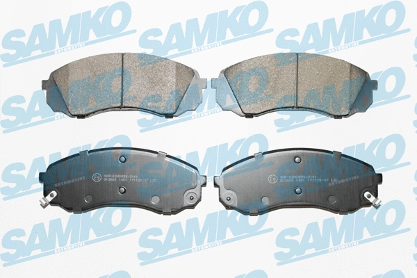 Diskinių stabdžių trinkelių rinkinys SAMKO 5SP1451