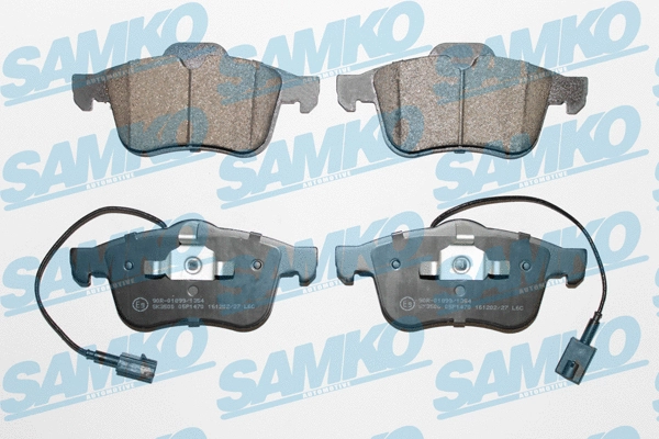 Diskinių stabdžių trinkelių rinkinys SAMKO 5SP1470