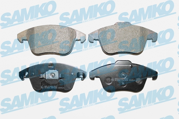 Diskinių stabdžių trinkelių rinkinys SAMKO 5SP1480