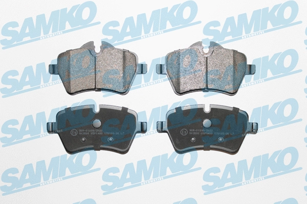 Diskinių stabdžių trinkelių rinkinys SAMKO 5SP1485
