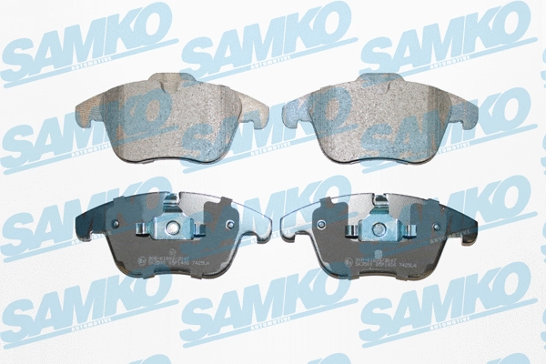 Diskinių stabdžių trinkelių rinkinys SAMKO 5SP1486
