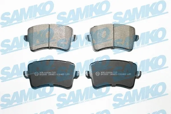 Diskinių stabdžių trinkelių rinkinys SAMKO 5SP1489