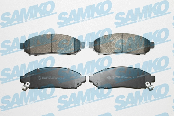 Diskinių stabdžių trinkelių rinkinys SAMKO 5SP1495