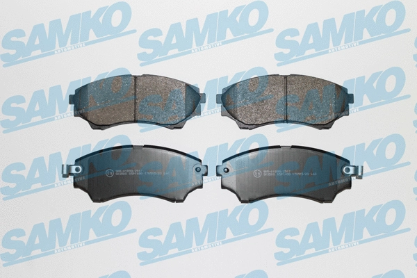 Diskinių stabdžių trinkelių rinkinys SAMKO 5SP1499