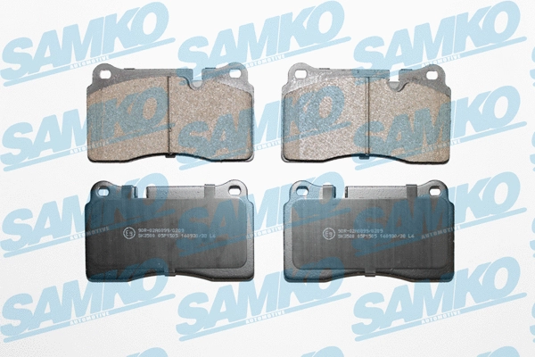 Diskinių stabdžių trinkelių rinkinys SAMKO 5SP1505