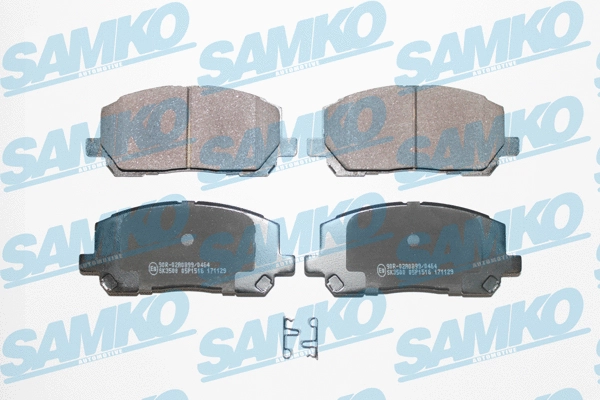 Diskinių stabdžių trinkelių rinkinys SAMKO 5SP1516