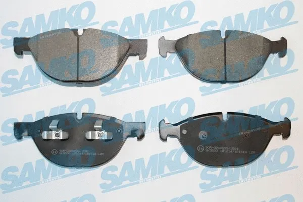 Diskinių stabdžių trinkelių rinkinys SAMKO 5SP1518