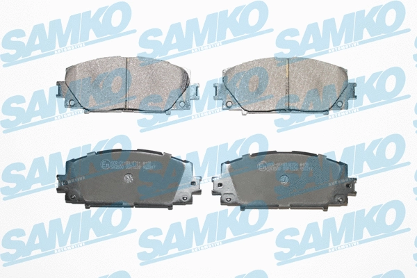 Diskinių stabdžių trinkelių rinkinys SAMKO 5SP1529