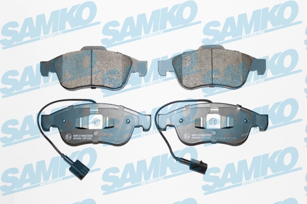 Diskinių stabdžių trinkelių rinkinys SAMKO 5SP1535