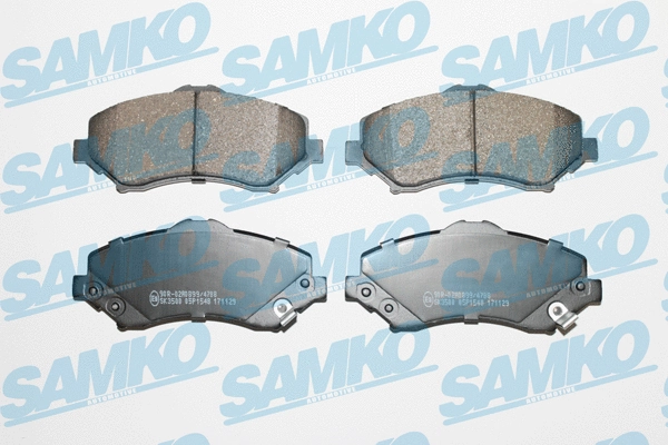 Diskinių stabdžių trinkelių rinkinys SAMKO 5SP1548