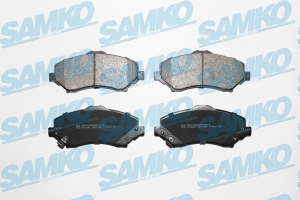 Diskinių stabdžių trinkelių rinkinys SAMKO 5SP1549