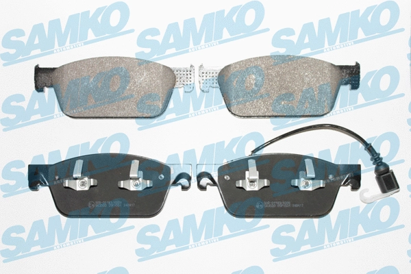 Diskinių stabdžių trinkelių rinkinys SAMKO 5SP1551