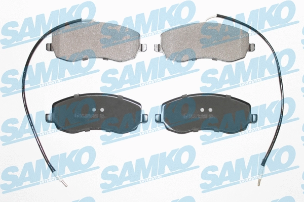 Diskinių stabdžių trinkelių rinkinys SAMKO 5SP1557