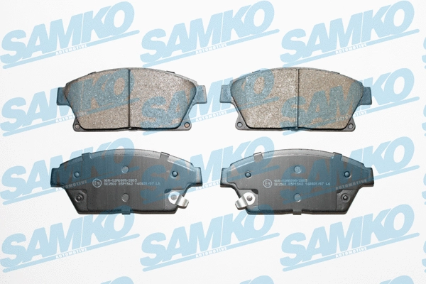 Diskinių stabdžių trinkelių rinkinys SAMKO 5SP1562