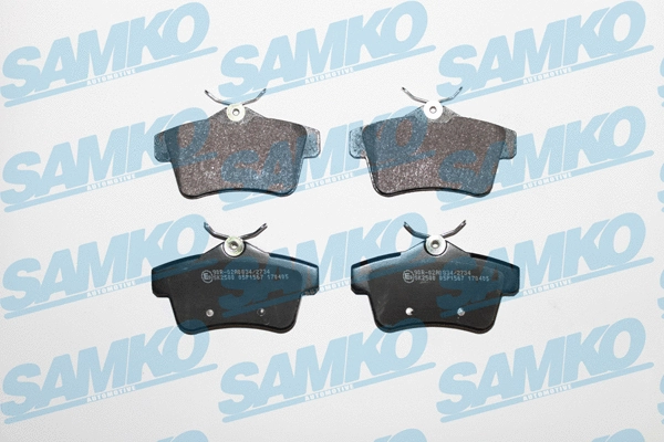 Diskinių stabdžių trinkelių rinkinys SAMKO 5SP1567